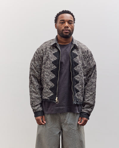 11.5Oz Blk X Blk Denim Hacksaw Drizzler Jacket Unisex, Pro
