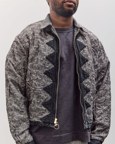 11.5Oz Blk X Blk Denim Hacksaw Drizzler Jacket Unisex, Pro