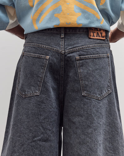 14Oz Black Denim 5P Jorts Unisex, Pro