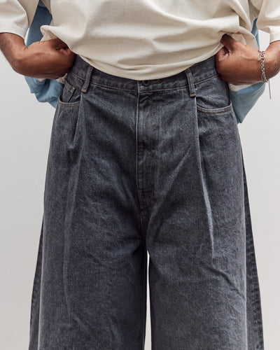 14Oz Black Denim 5P Jorts Unisex, Pro