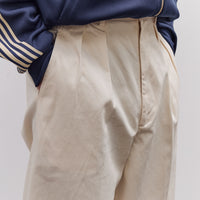Kapital 36/2 Westpoint Chino ZOOT Trouser (Mens) Unisex, Ecru
