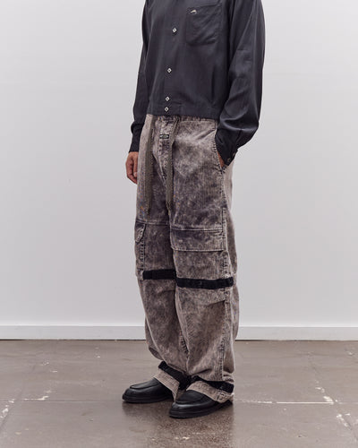 Kapital 14W Corduroy Nouvelle Shuttle Pants Unisex, Gray