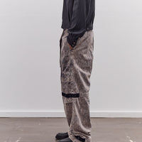 Kapital 14W Corduroy Nouvelle Shuttle Pants Unisex, Gray