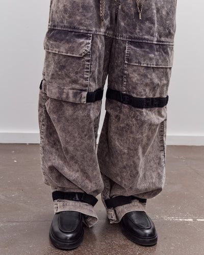 Kapital 14W Corduroy Nouvelle Shuttle Pants Unisex, Gray
