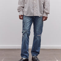 Kapital 14oz Denim 5P MONKEY CISCO (3YearsFade), IDG