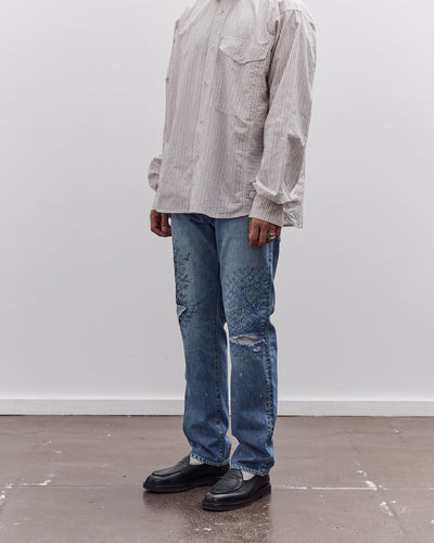 Kapital 14oz Denim 5P MONKEY CISCO (3YearsFade), IDG