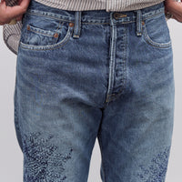 Kapital 14oz Denim 5P MONKEY CISCO (3YearsFade), IDG