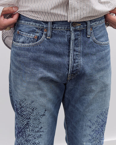 Kapital 14oz Denim 5P MONKEY CISCO (3YearsFade), IDG