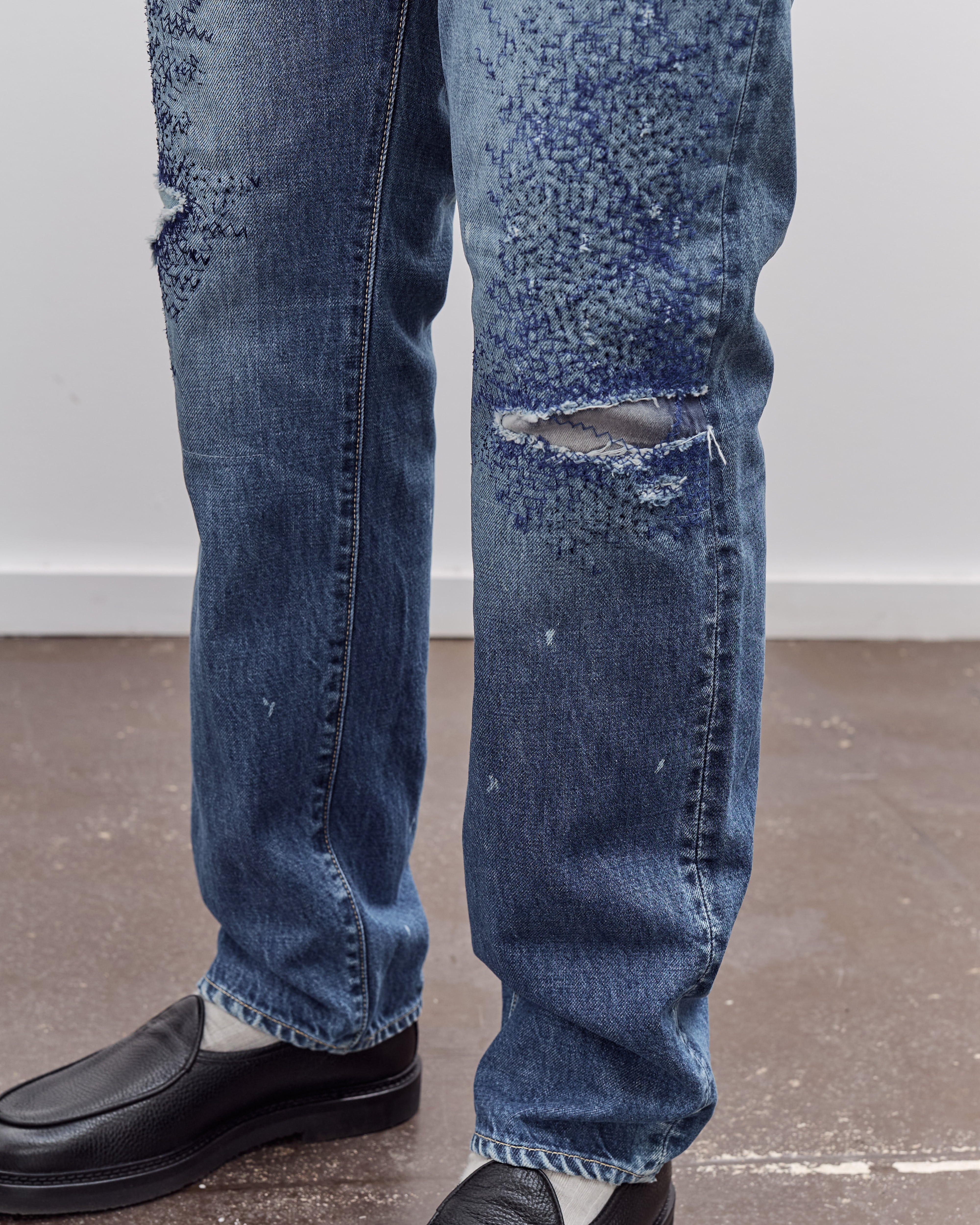 Kapital 14oz Denim 5P MONKEY CISCO (3YearsFade), IDG – Glasswing