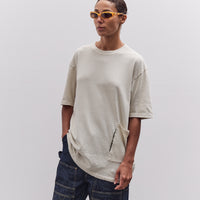 Kapital Gauze Jersey Biscuit Pocket T, Ivory