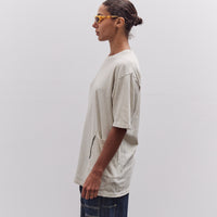 Kapital Gauze Jersey Biscuit Pocket T, Ivory