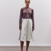 Kapital Sheer Jersey DIP-DYE Boat-Neck Long Sleeve T, Purple