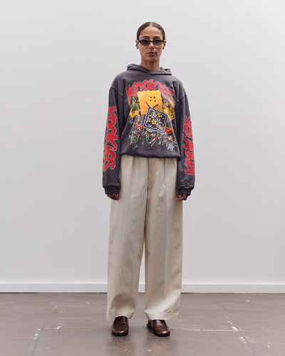 Kapital Swt Knit Hoodie, Buster Peckish Rainbowy, I-B
