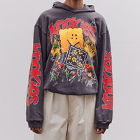 Kapital Swt Knit Hoodie, Buster Peckish Rainbowy, I-B