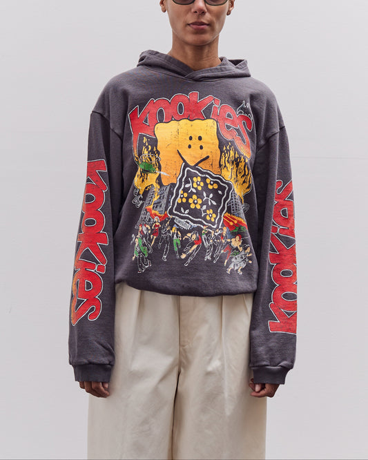 Kapital Swt Knit Hoodie, Buster Peckish Rainbowy, I-B