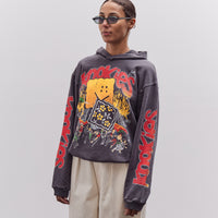 Kapital Swt Knit Hoodie, Buster Peckish Rainbowy, I-B