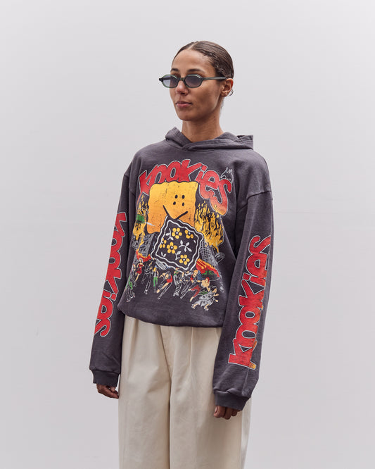 Kapital Swt Knit Hoodie, Buster Peckish Rainbowy, I-B