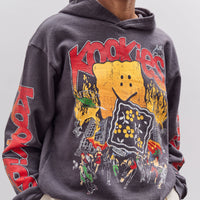 Kapital Swt Knit Hoodie, Buster Peckish Rainbowy, I-B