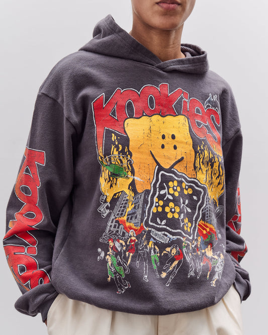 Kapital Swt Knit Hoodie, Buster Peckish Rainbowy, I-B