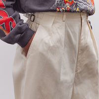 Kapital 36/2 Westpoint Chino ZOOT Trouser (Mens), Ecru