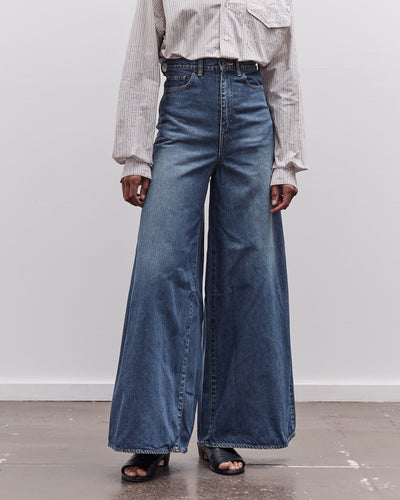 Kapital 14Oz Denim 5P Skittle Baggy Pants, Pro