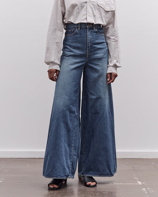 Kapital 14Oz Denim 5P Skittle Baggy Pants, Pro