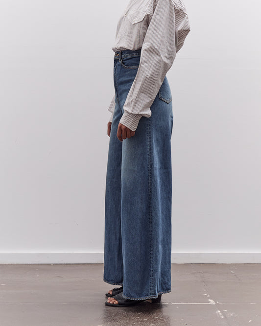 Kapital 14Oz Denim 5P Skittle Baggy Pants, Pro
