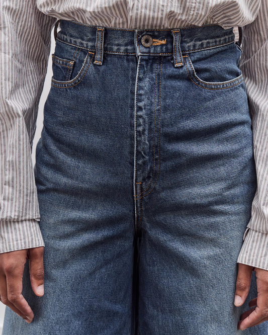 Kapital 14Oz Denim 5P Skittle Baggy Pants, Pro