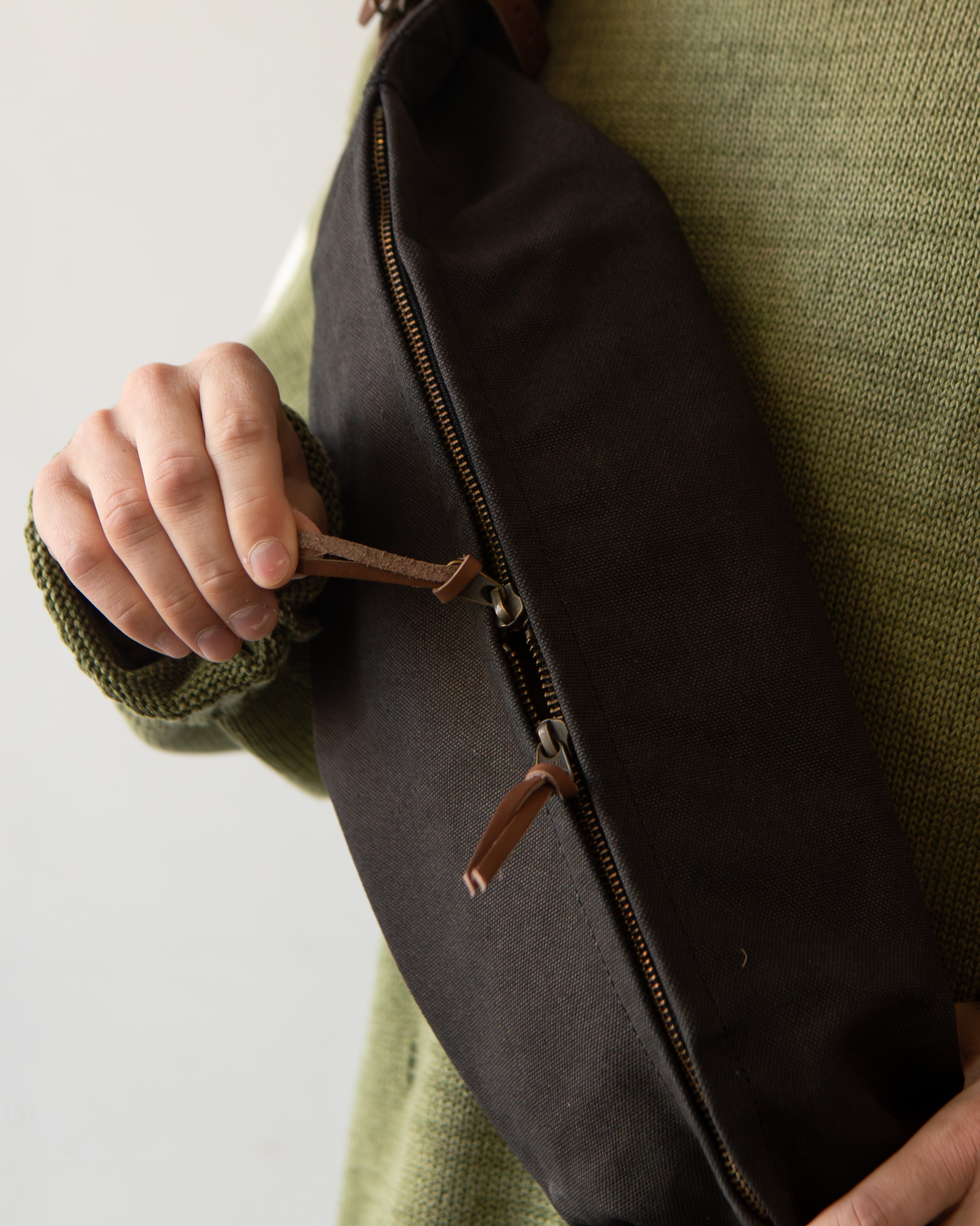Kapital #6 Canvas Little Snufkin Bag, Black – Glasswing