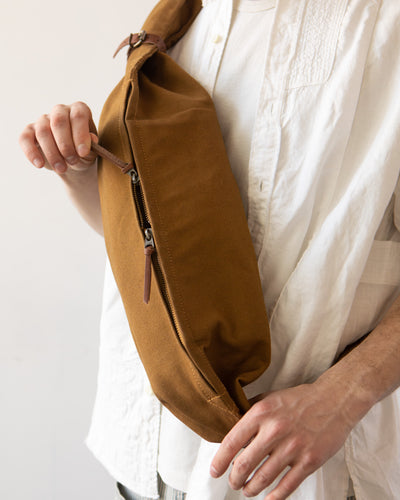 Kapital #6 Canvas Little Snufkin Bag, Camel