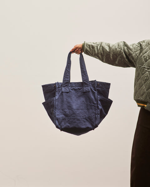 Kapital #6 Canvas Standard Tote, Navy – Glasswing