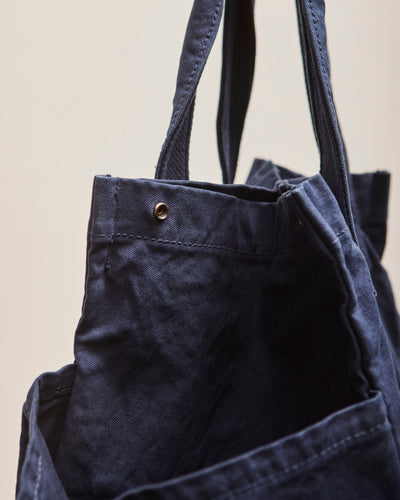 Kapital #6 Canvas Standard Tote, Navy