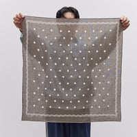 Kapital Polka Dots Bandana, 30x30, Khaki