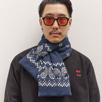Kapital Bandana Kesa Scarf, Navy