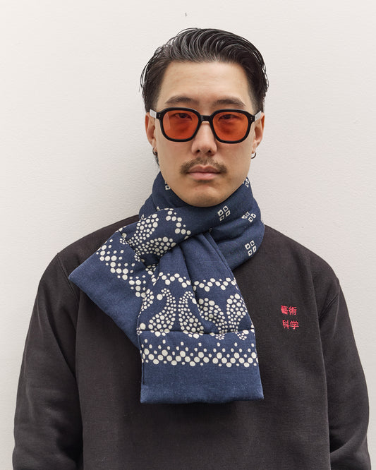 Kapital Bandana Kesa Scarf, Navy