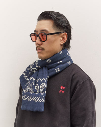 Kapital Bandana Kesa Scarf, Navy