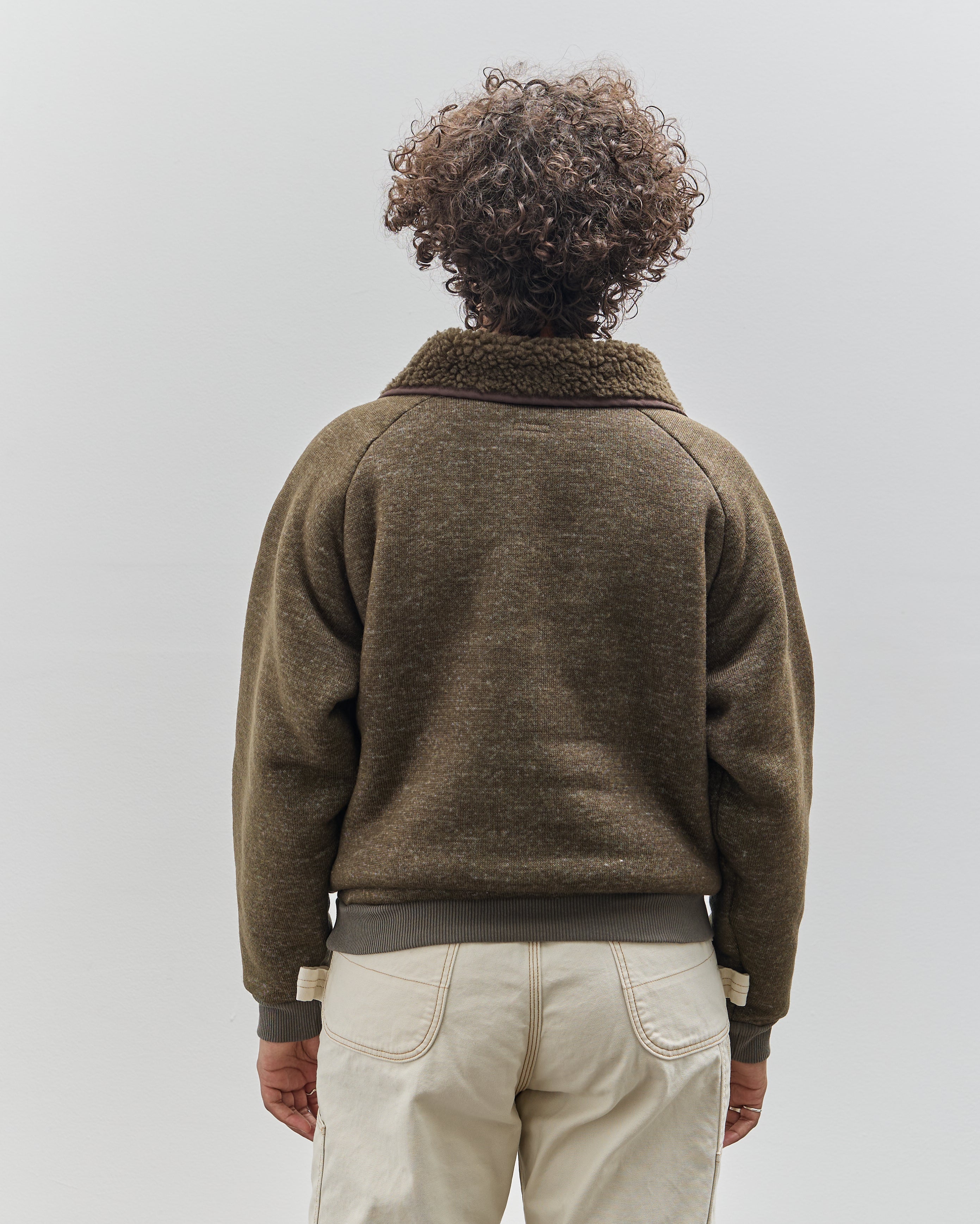 Kapital Boa Fleece Zip Alpine Pullover, Khaki – Glasswing Kapital Boa Fleece Zip Alpine Pullover, Khaki – Glasswing