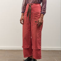 Kapital Canvas W-Knee EASY Baggy Pants, CALIFORNIA R
