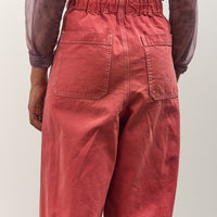 Kapital Canvas W-Knee EASY Baggy Pants, CALIFORNIA R