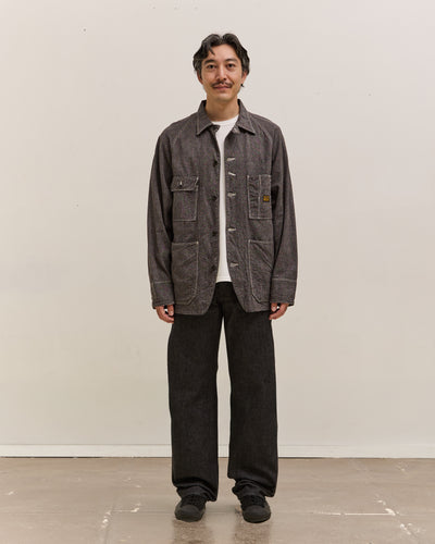 Kapital Grandrelle Chambray Cactus Coverall, Charcoal