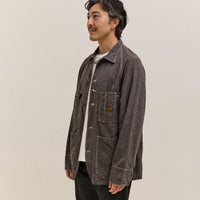Kapital Grandrelle Chambray Cactus Coverall, Charcoal