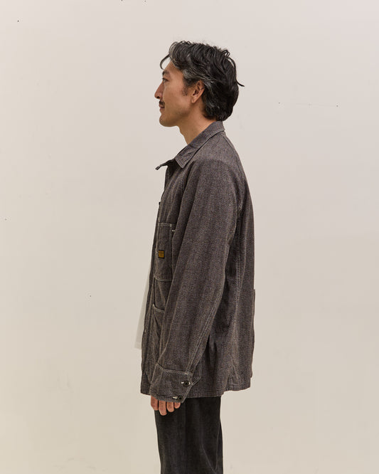 Kapital Grandrelle Chambray Cactus Coverall, Charcoal