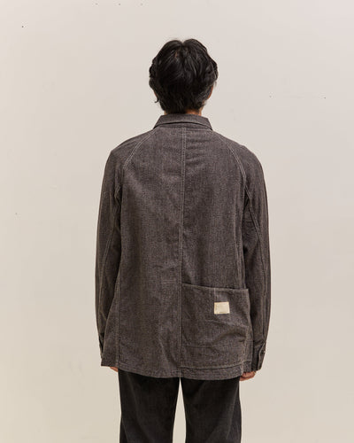 Kapital Grandrelle Chambray Cactus Coverall, Charcoal