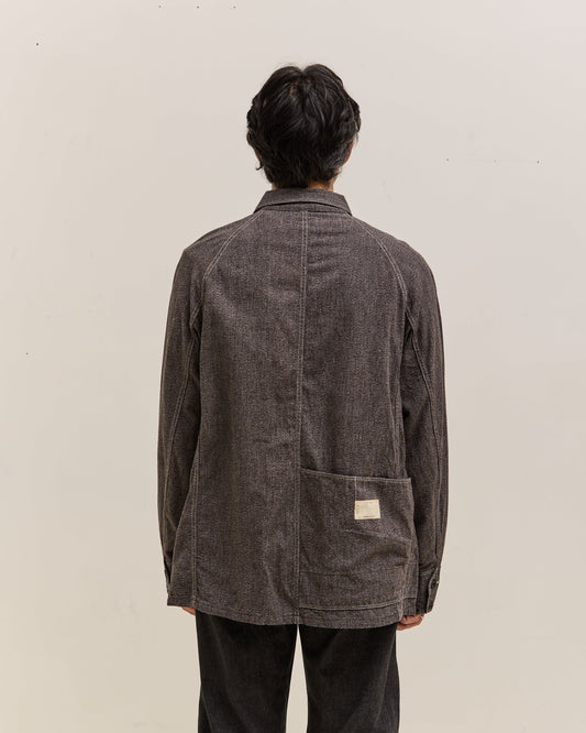 Kapital Grandrelle Chambray Cactus Coverall, Charcoal