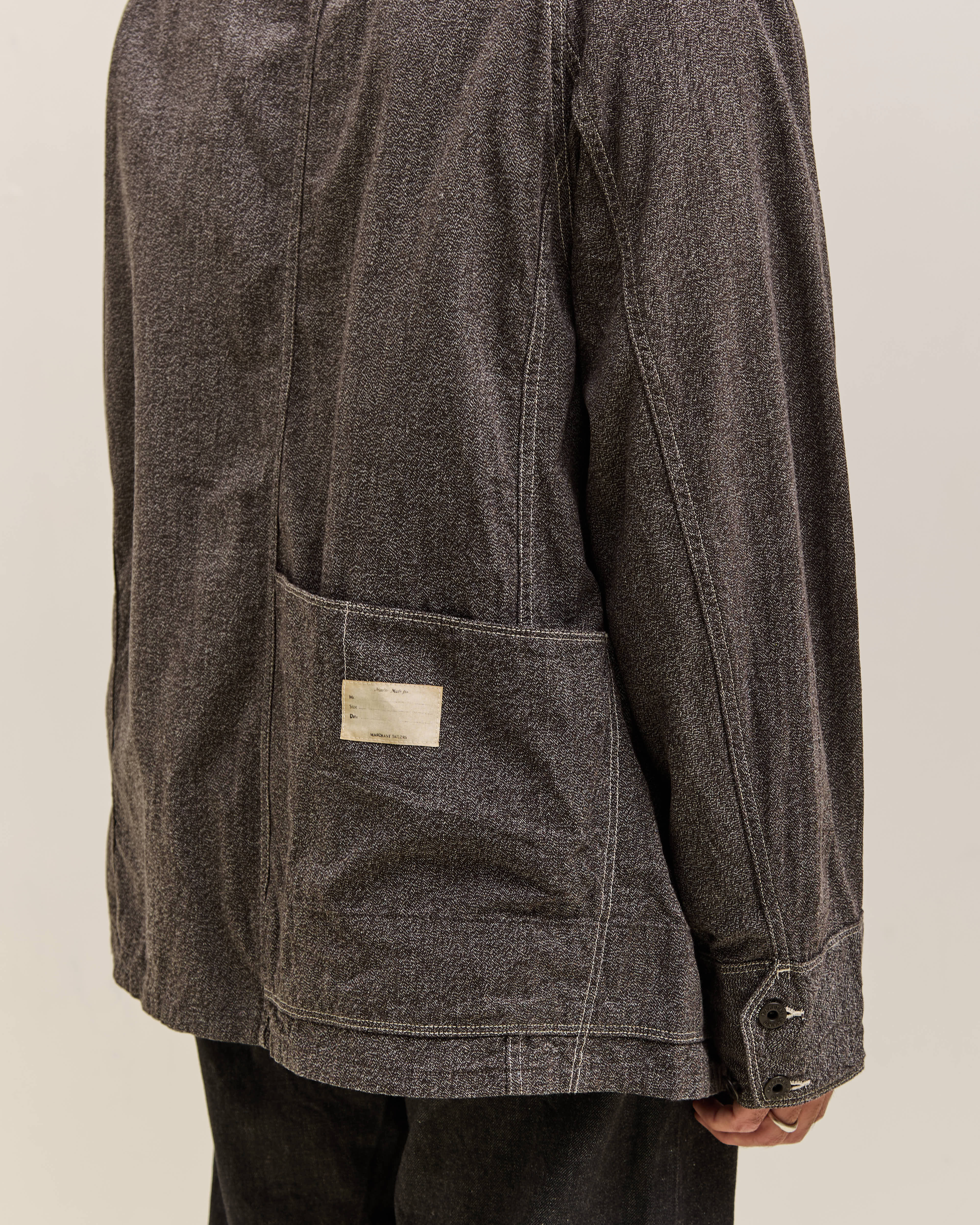 Kapital Grandrelle Chambray Cactus Coverall, Charcoal – Glasswing