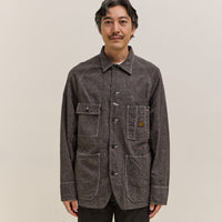 Kapital Grandrelle Chambray Cactus Coverall, Charcoal