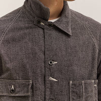 Kapital Grandrelle Chambray Cactus Coverall, Charcoal