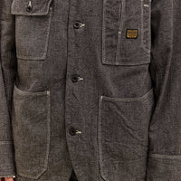 Kapital Grandrelle Chambray Cactus Coverall, Charcoal