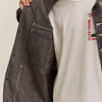 Kapital Grandrelle Chambray Cactus Coverall, Charcoal