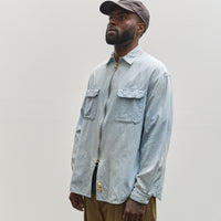 Kapital Chambray Drizzler Work Shirt, Sax